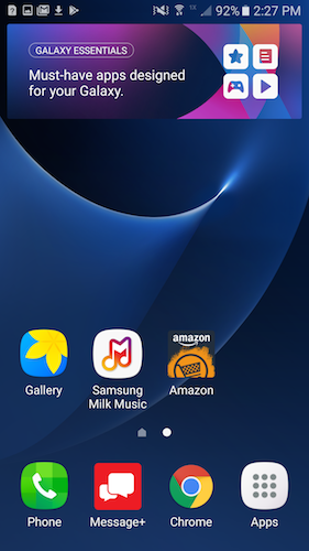 Galaxy S7 bloatware