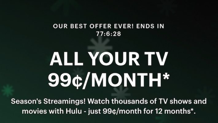 Hulu Black Friday