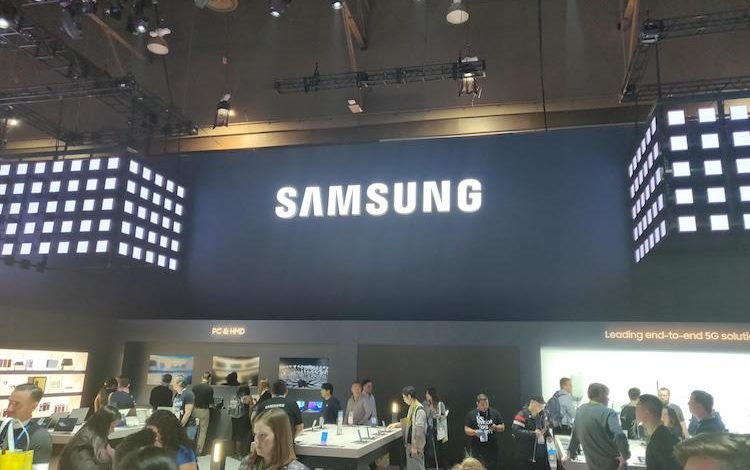 Samsung booth CES 2019