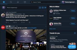 New Twitter night mode