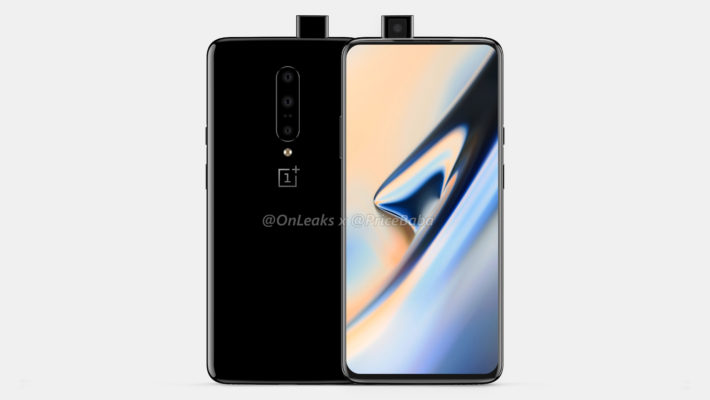 OnePlus 7 render via OnLeaks