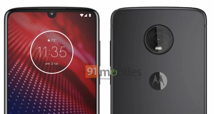 Motorola Moto Z4 leak by 91Mobiles