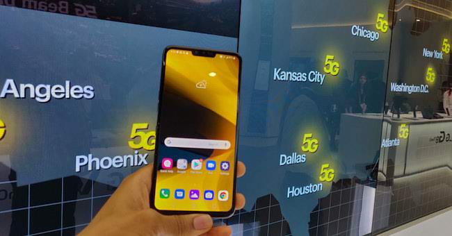 LG V50 ThinQ 5G network