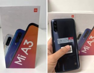 Xiaomi Mi A3 live leak from GSMArena