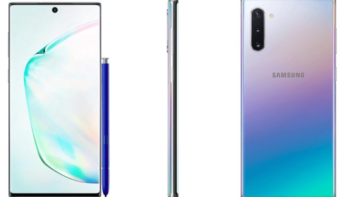 Samsung Galaxy Note 10 render by Ishan Agarwal