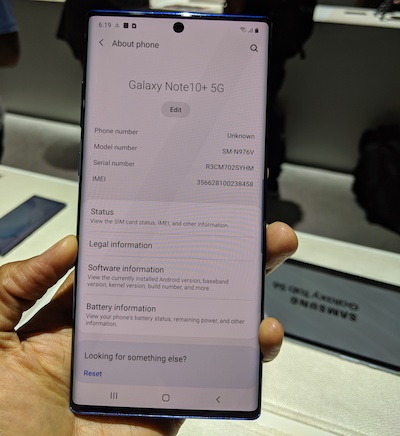 Samsung Galaxy Note 10+ 5G