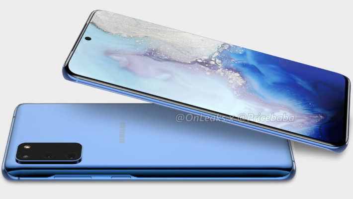 Samsung Galaxy S11e render leak by Pricebaba/Onleaks