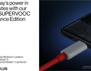 The OnePlus 10T 150W SuperVOOC Endurance Edition charger will be supported only in certain countries.