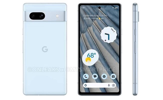 Pixel 7a leak by OnLeaks