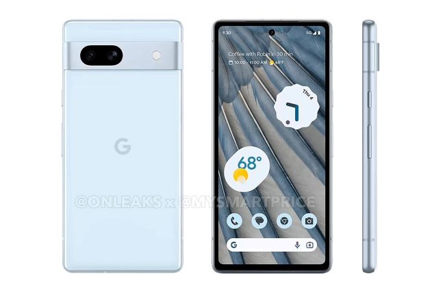 Pixel 7a leak by OnLeaks